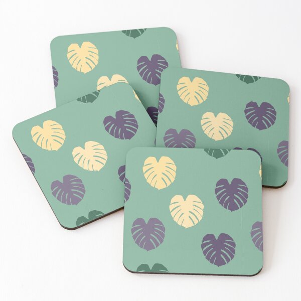 Item preview, Monstera leaves pattern designed and sold by cunukstudio.