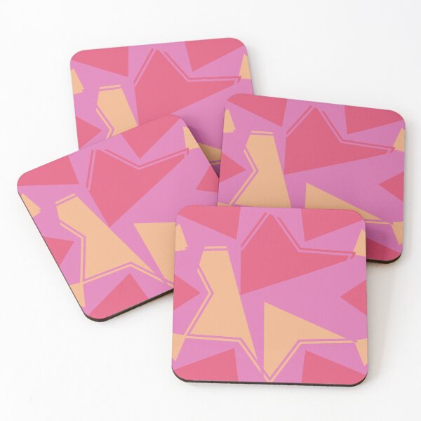 Item preview, Red, pink and yellow triangles designed and sold by Nabidrabbu.