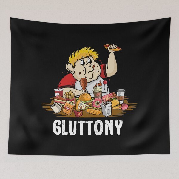 Item preview, 7 Deadly Sins Gluttony Halloween Costume designed and sold by Gold Wings Tees.