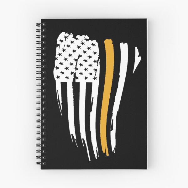 Item preview, Thin Gold Line Dispatcher Flag Gift designed and sold by UrbanGiftShop.