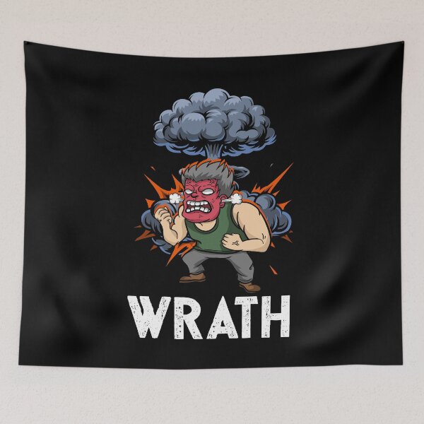 Item preview, 7 Deadly Sins Wrath Halloween Costume designed and sold by Gold Wings Tees.