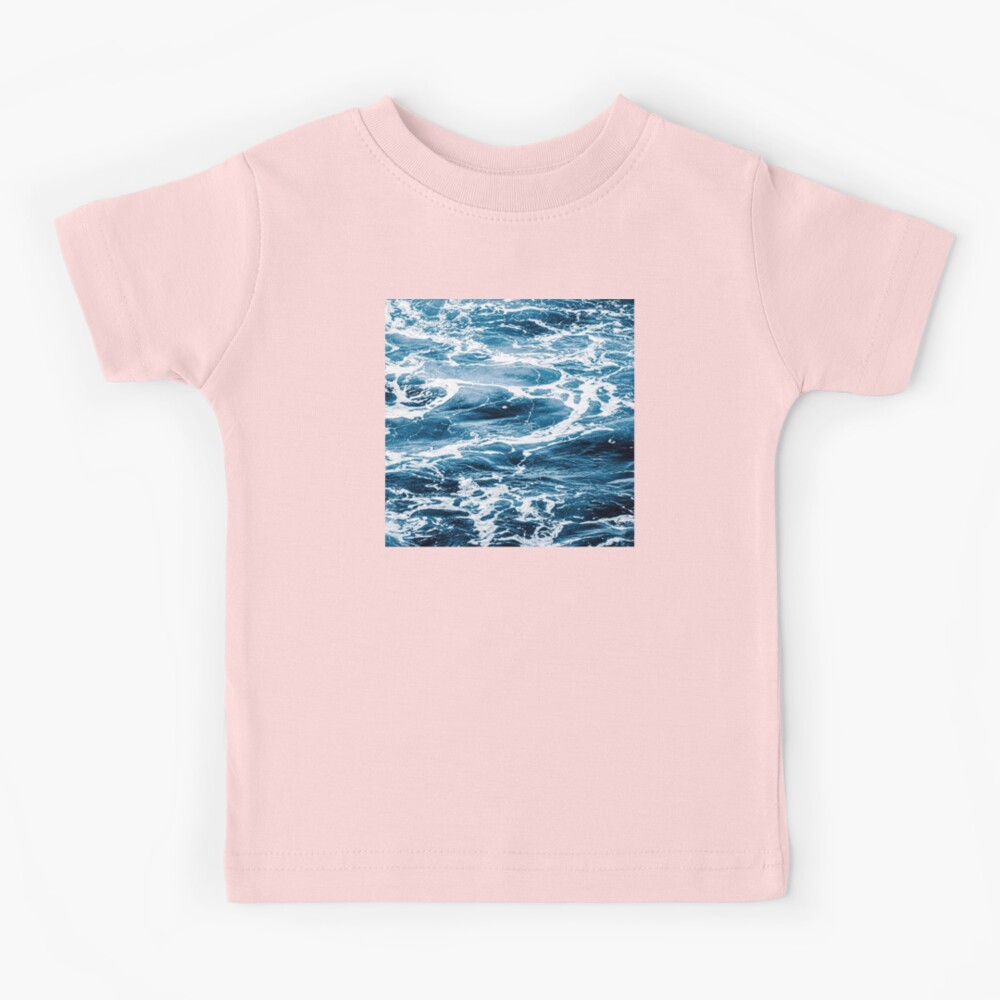 Lululemon blue ocean waves Kids T-Shirt for Sale by creativesupply