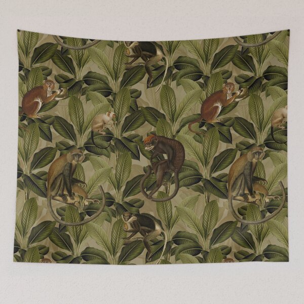 Item preview, Monkey Jungle Botanical Garden designed and sold by UtArt.