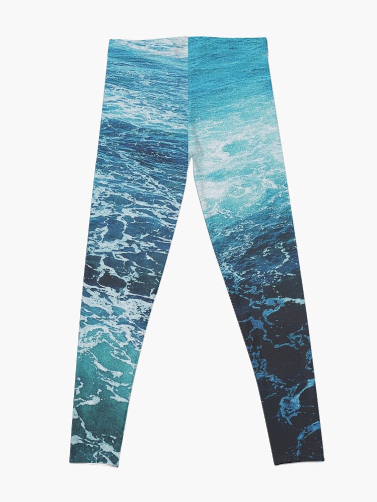 Lululemon blue ocean waves Leggings for Sale by creativesupply