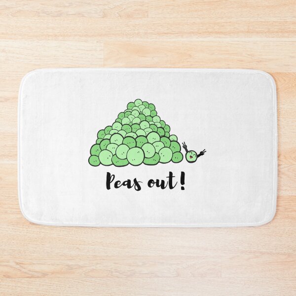 Item preview, Cute green peas: "peas out" designed and sold by Digibee.