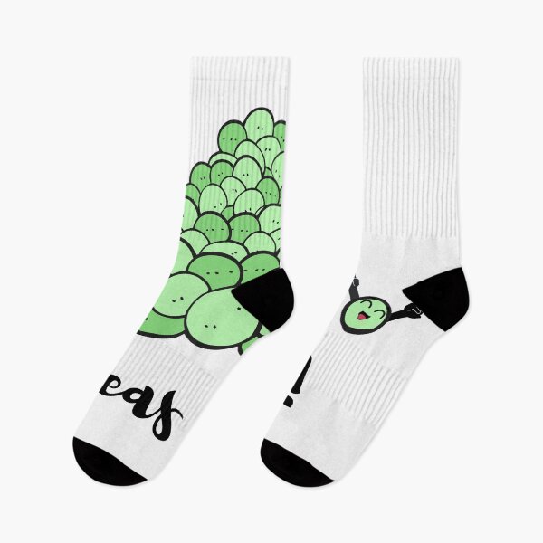 Item preview, Cute green peas: "peas out" designed and sold by Digibee.