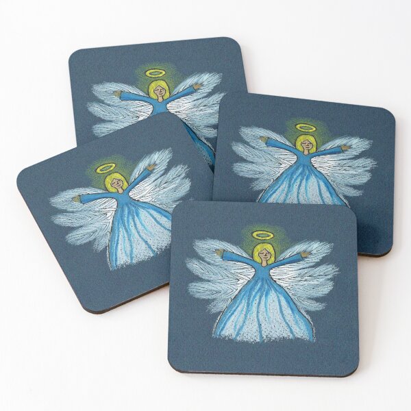 Item preview, Angel with Halo and Wings for Protection and Love designed and sold by PipistrelleArt.