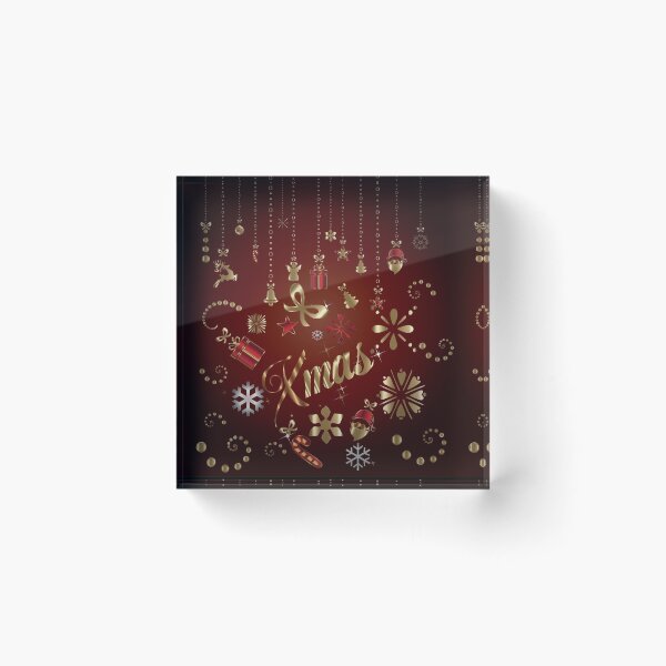 Item preview, Xmas Pattern ( Golden Christmas Decoration)  designed and sold by Nobiya.