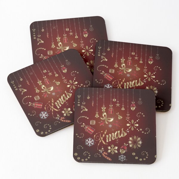 Item preview, Xmas Pattern ( Golden Christmas Decoration)  designed and sold by Nobiya.