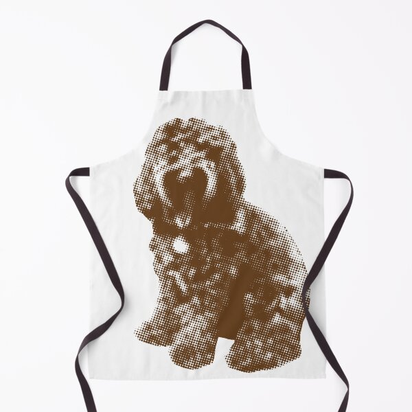 Item preview, Chocolate Cockapoo Fur Baby (White) designed and sold by LearsInteriors.