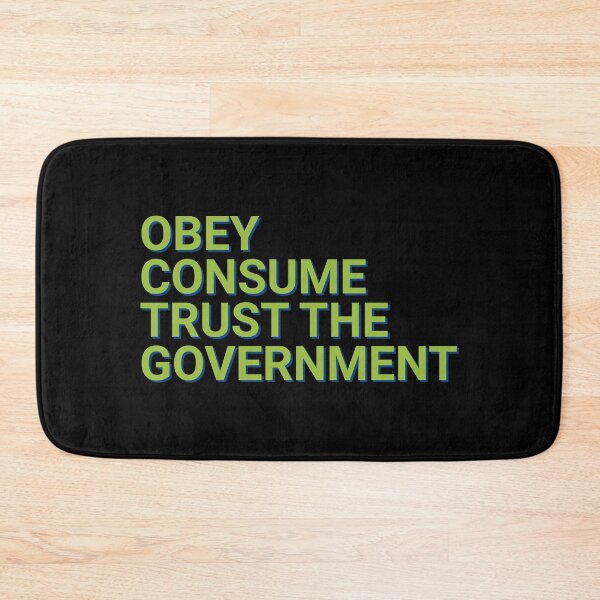 Item preview, Obey Consume Trust The Government Minimalistic designed and sold by Sour Soul.