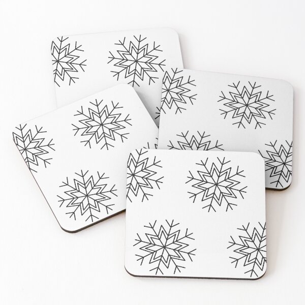 Item preview, Black snowflakes designed and sold by BV-creas.