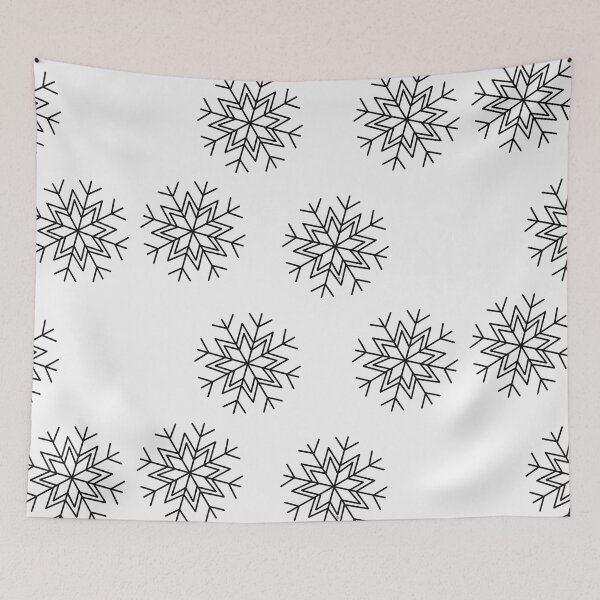 Item preview, Black snowflakes designed and sold by BV-creas.