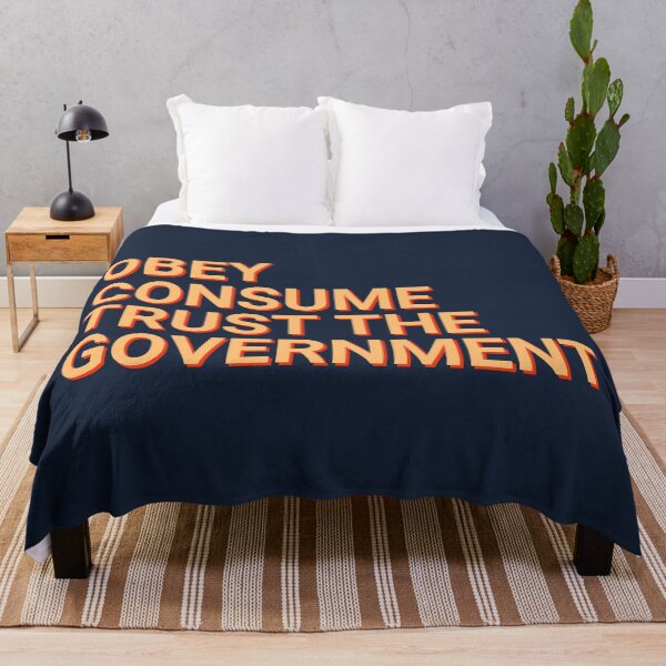 Item preview, Obey Consume Trust The Government Text designed and sold by Sour Soul.