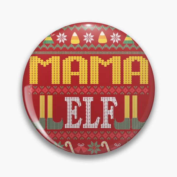 Item preview, Mama Elf Buddy Movie Ugly Christmas Sweater Red designed and sold by Sunny Collections.