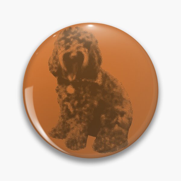 Item preview, Chocolate Cockapoo Fur Baby (Orange) designed and sold by LearsInteriors.