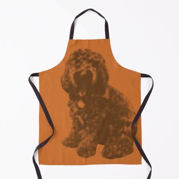 Item preview, Chocolate Cockapoo Fur Baby (Orange) designed and sold by LearsInteriors.