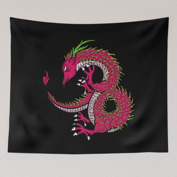 Item preview, Cute Cartoon Dragon Fruit Chinese Dragon designed and sold by Gold Wings Tees.