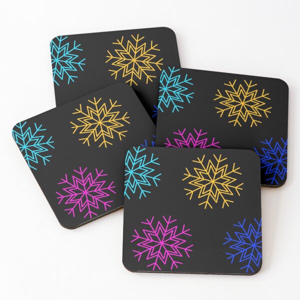 Item preview, Multicolored snowflakes designed and sold by BV-creas.
