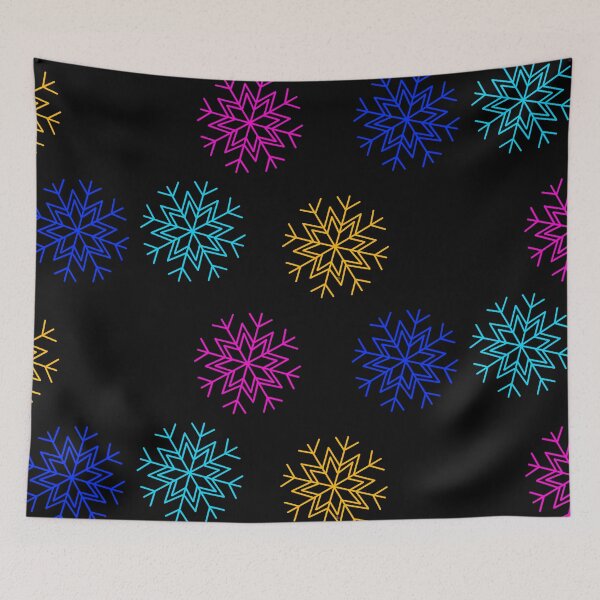 Item preview, Multicolored snowflakes designed and sold by BV-creas.
