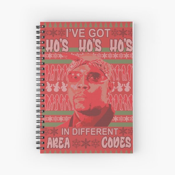 Silent Nate - Xmas Jumper Design Spiral Notebook