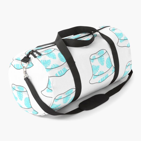 Item preview, Bucket hat with blue tropical leafs designed and sold by felinefeelings.