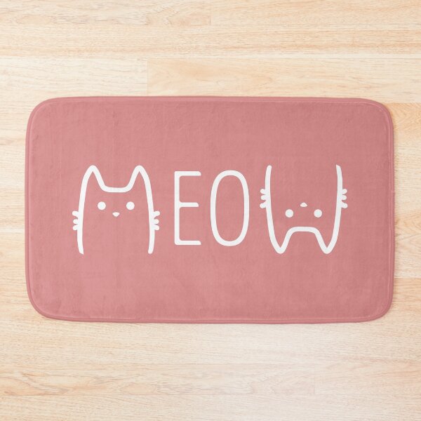 Item preview, Meow Cat Pink designed and sold by ClaudiaGrosso.