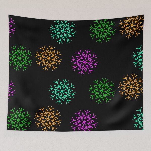 Item preview, Multicolored snowflakes designed and sold by BV-creas.