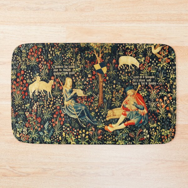 Item preview, Pastoral Scene Among Flowers with Music Playing Shepherds designed and sold by BulganLumini.