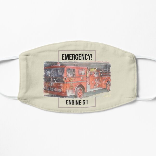 ENGINE 51 Emergency! Flat Mask