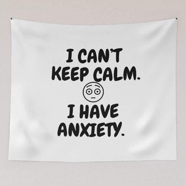 Item preview, I can’t keep calm i have anxiety - It’s not you its my anxiety funny attack anxiety my neck my back mental health awareness designed and sold by CJCTEES.
