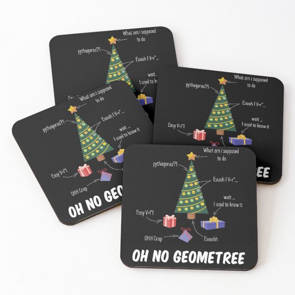 Item preview, Funny Math Geometry Christmas Tree Funny Geometree Teacher designed and sold by AshzShop.