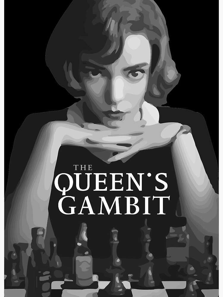 The Queen's Gambit - d4 d5 c4 - Light Art Board Print for Sale by