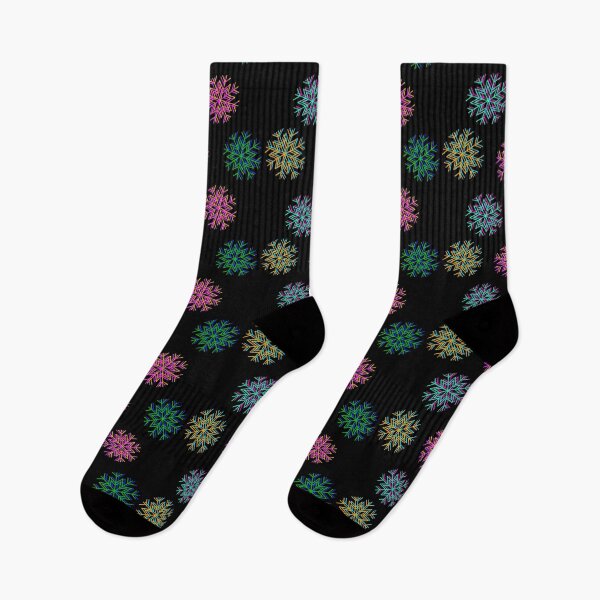Item preview, Multicolored 3D style snowflakes designed and sold by BV-creas.