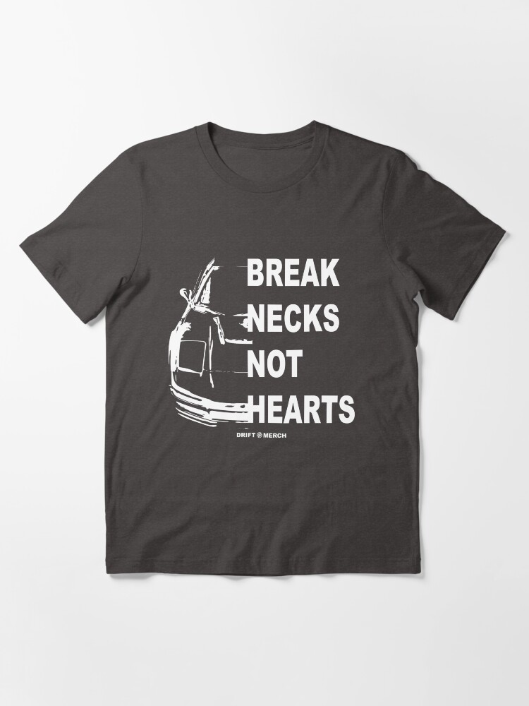 Thumbnail 3 of 7, Essential T-Shirt, Break Necks Not Hearts Japanese Car Enthusiast Retro designed and sold by driftmerch.