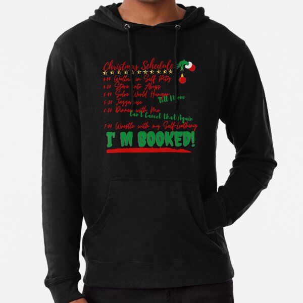 grinch schedule sweatshirt