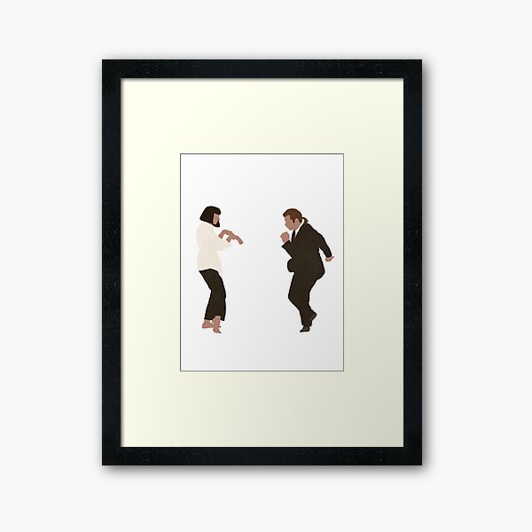 Pulp Fiction dance Framed Art Print