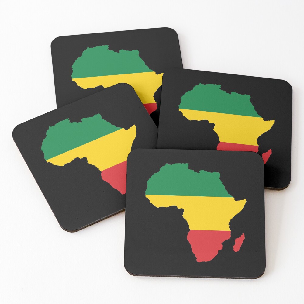 Item preview, Coasters (Set of 4) designed and sold by RastaReggaeLove.