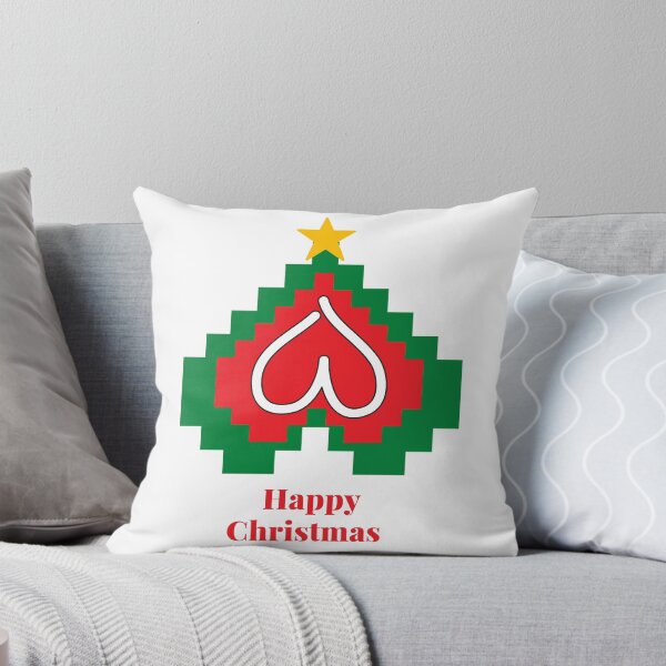 Item preview, Happy Christmas Heart Pixel Design designed and sold by Marvelpic.