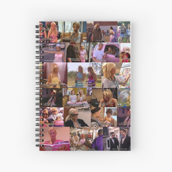 The simple life scene quotes Spiral Notebook