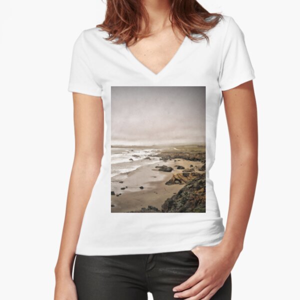 Fitted V-Neck T-Shirt