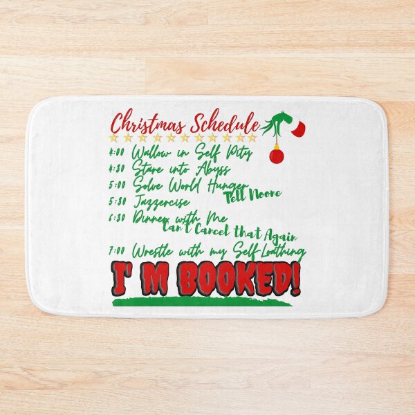 Item preview, Christmas Schedule designed and sold by Vibing-Right.