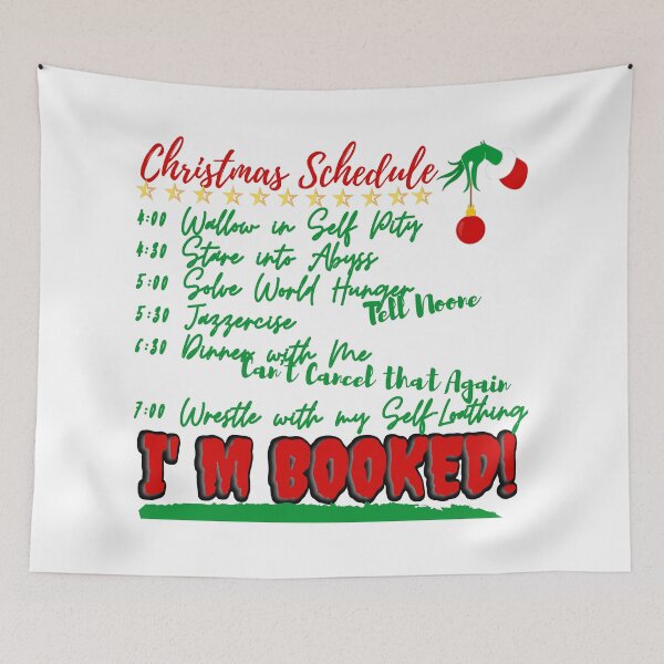 Item preview, Christmas Schedule designed and sold by Vibing-Right.