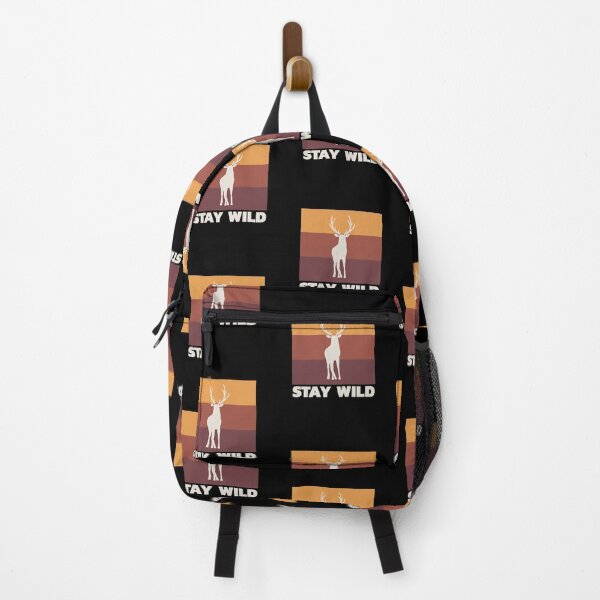 Item preview, Stay Wild Vintage Colors with Deer Silhouette  designed and sold by Christof  Hall.