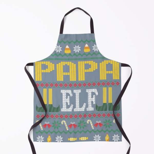 Item preview, Papa Elf Buddy Movie Ugly Christmas Sweater Grey designed and sold by Sunny Collections.