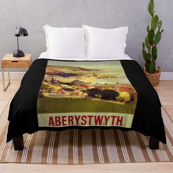 Item preview, retro classic Aberystwyth poster designed and sold by CorasPosters.
