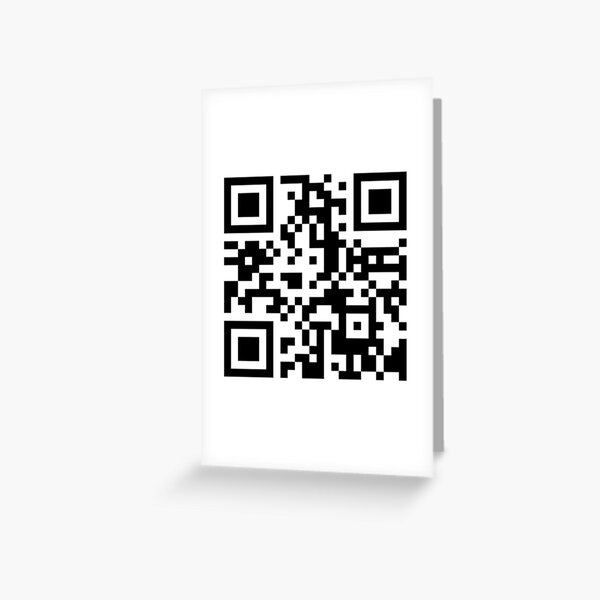 Pornhub qr code! Greeting Card