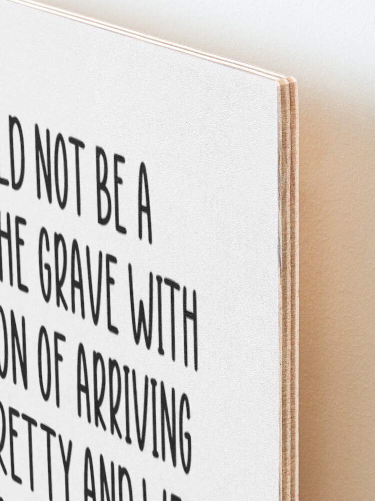 Alternate view of Hunter S. Thompson Quote What A Ride Mounted Print