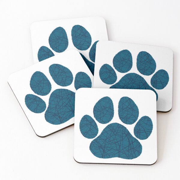 Item preview, Dog paw (Cracks & Blue) designed and sold by Lena Gripp.