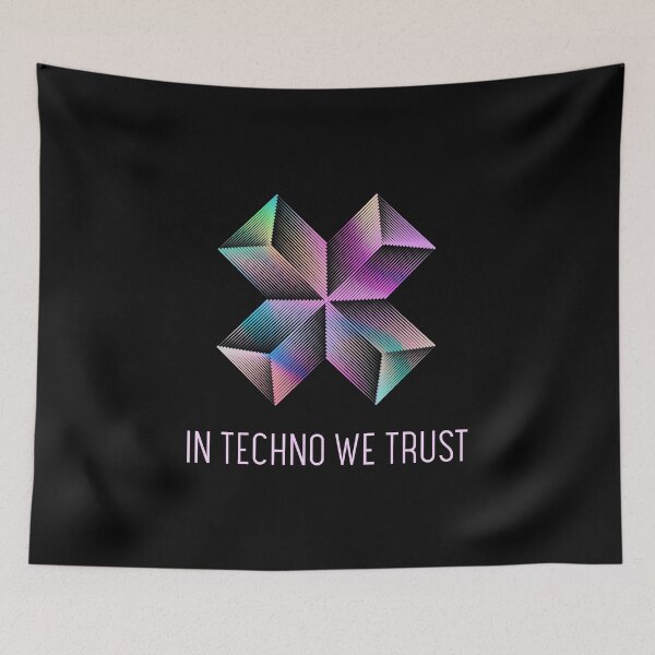 Item preview, IN TECHNO WE TRUST  designed and sold by Gavan01.
